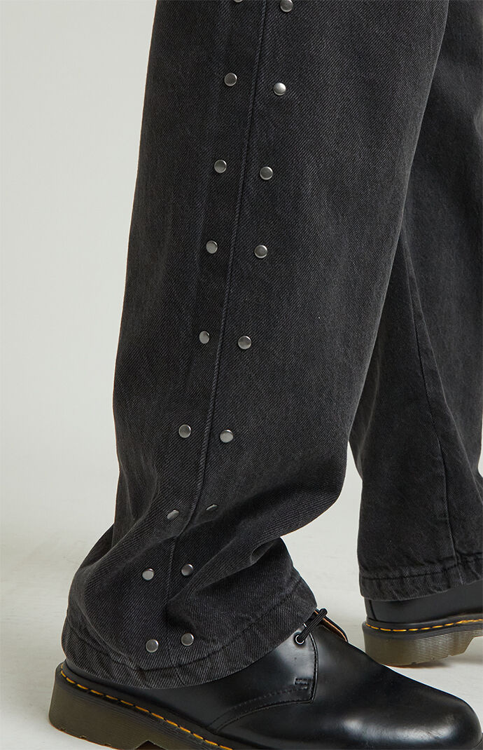 PacSun Black Baggy Studded Jeans | PacSun PacSun Black Baggy Studded Jeans | PacSun