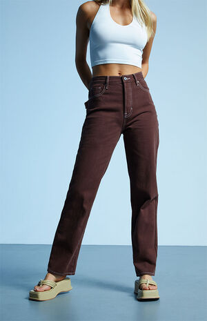 Brown Dad Jeans Brown Dad Jeans image number 2