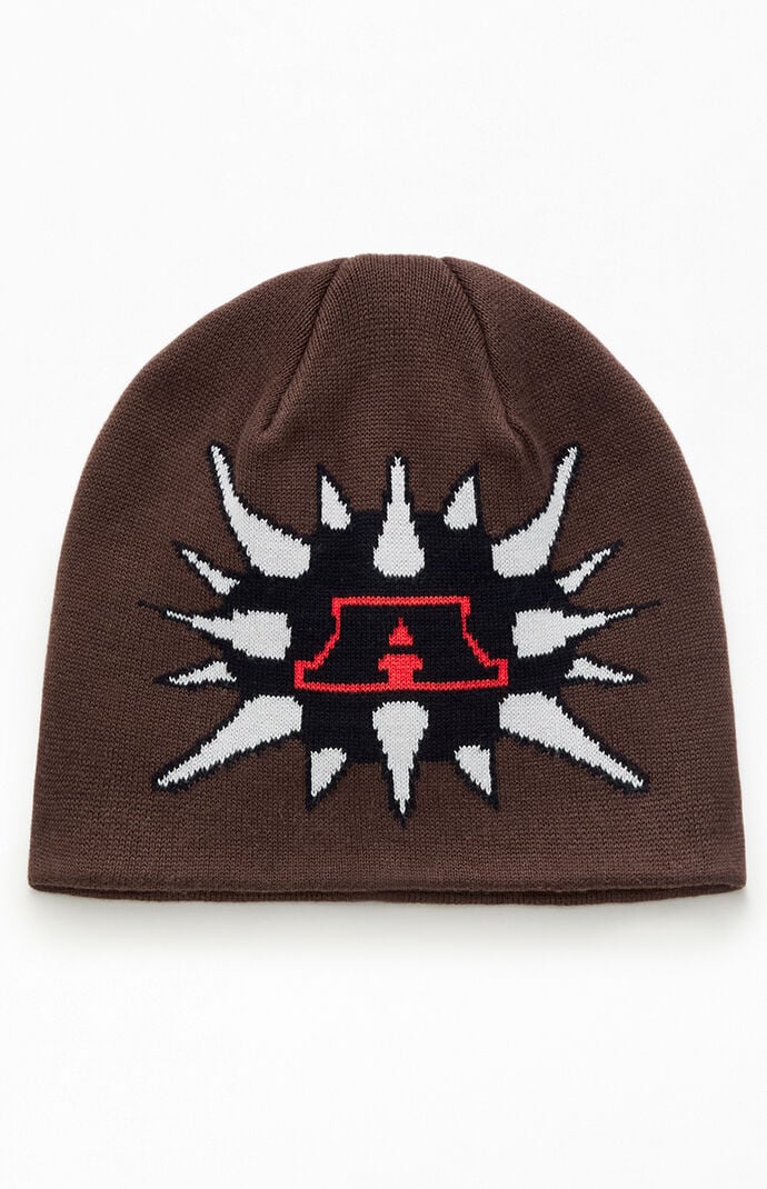 Awake NY Brown A Bomb Skully Beanie