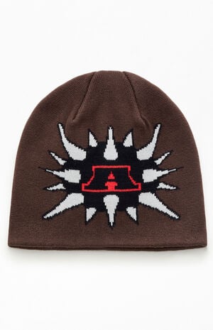 Brown A Bomb Skully Beanie image number 1