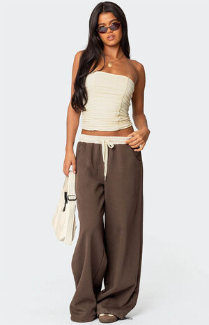 Fifi Gathered Strapless Top image number 2