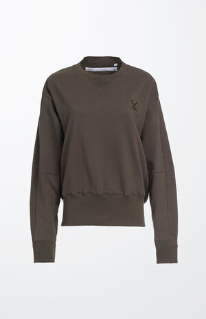 Pierre Mixed Media Crew Neck Sweatshirt image number 2