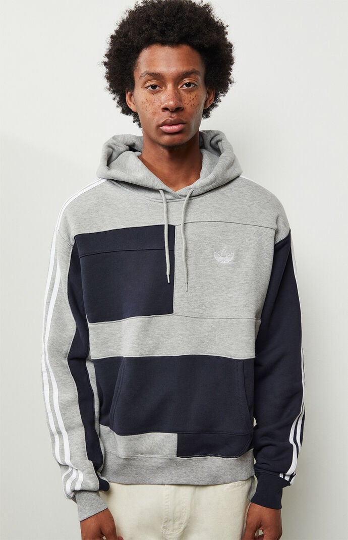 Adidas asymm block hoodie clearance