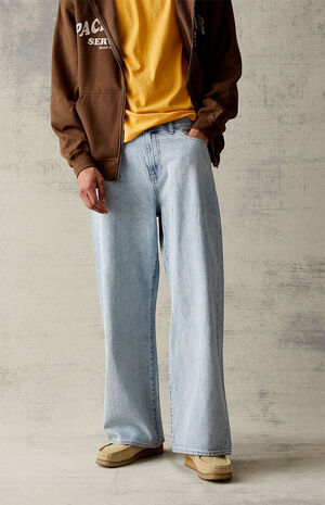 Eco Extreme Baggy Indigo Jeans image number 3