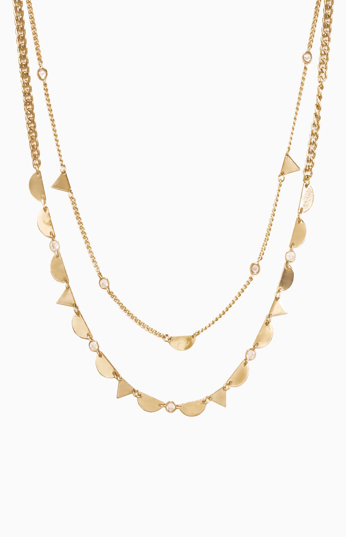 Forma Crystal Tiered Necklace