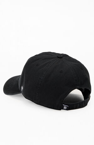 Black Detroit Tigers Clean Up Strapback Hat image number 3