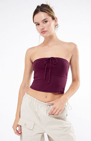 Emilie Pointelle Tube Top image number 1