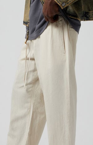 Cream Linen Pants Cream Linen Pants image number 5