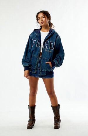 Mustang Denim Workwear Hooded Jacket image number 5