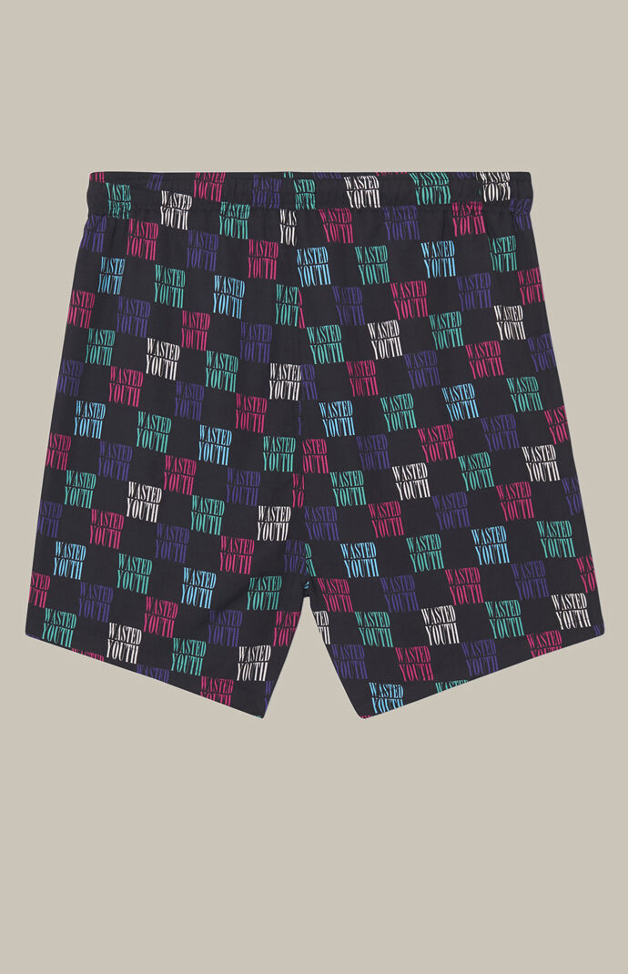 Zack Wasted Youth Printed Swim Trunks