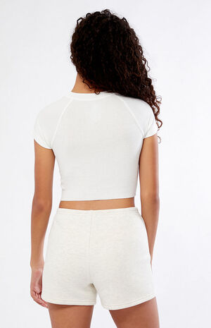 Off White Pacific Sunwear Collegiate T-Shirt image number 3