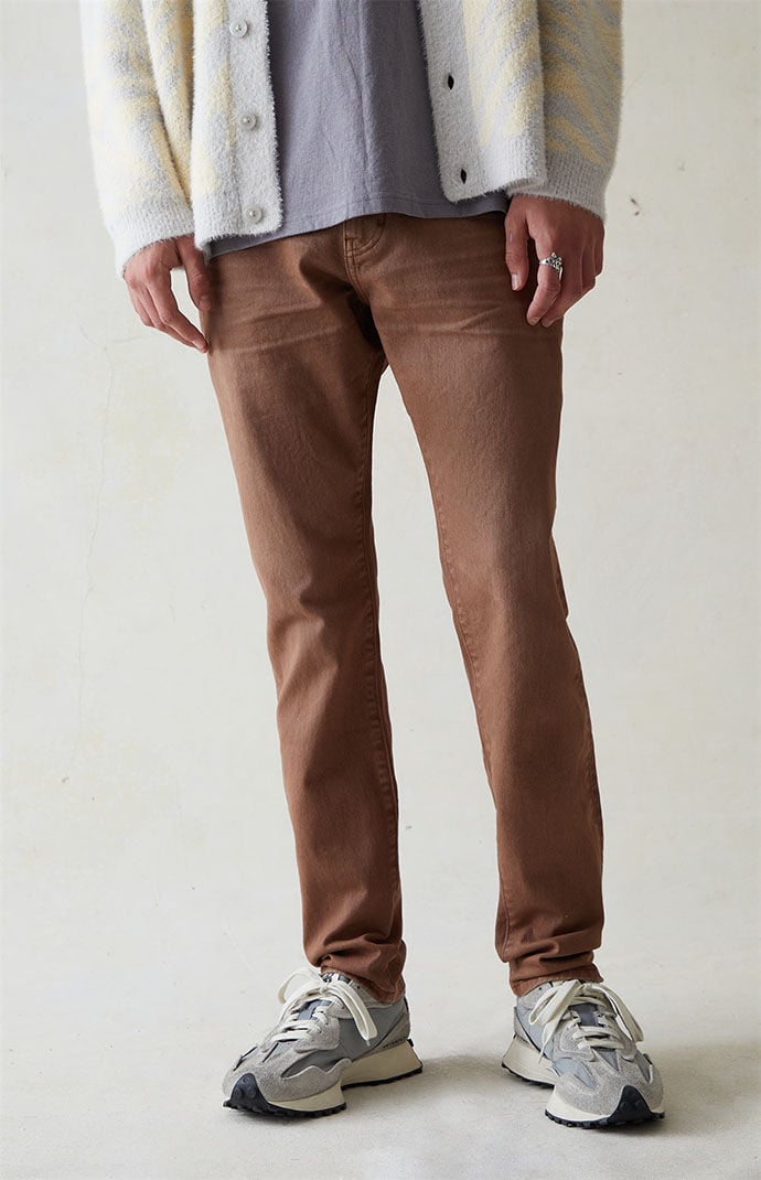 PacSun Comfort Stretch Brown Slim Jeans PacSun