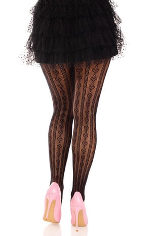 Sweetheart Striped Tights image number 2