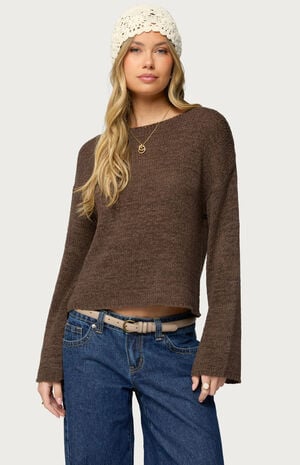 Drop Shoulder Light Knit Sweater image number 1