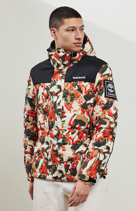Outdoor Camo Puffer Jacket