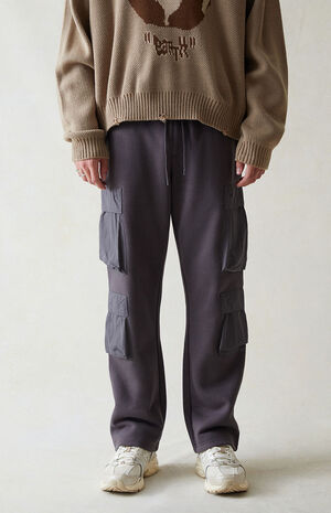 Gray Cargo Sweatpants image number 1