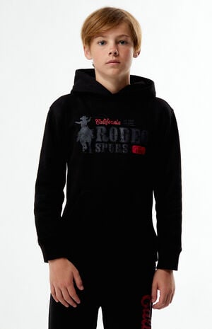 Black California Rodeo Spurs Hoodie