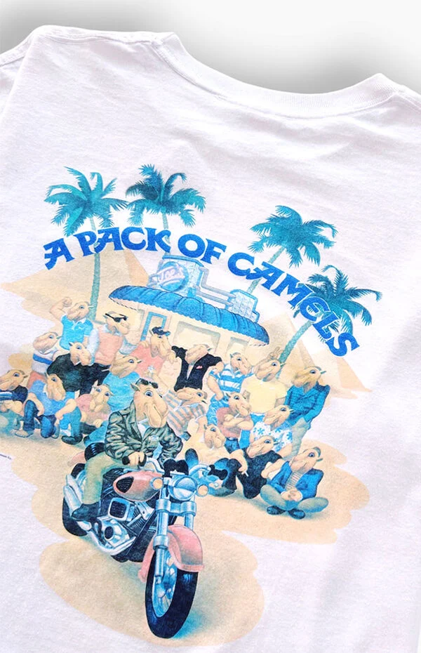 camel cigarettes clothing GOAT Vintage Upcycled Camel T-Shirt