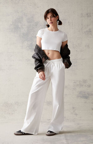 Micro Corduroy Wide Leg Pants image number 2