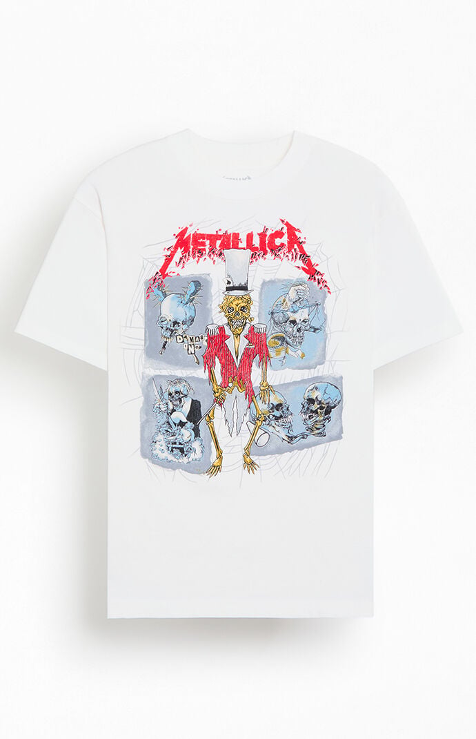 PacSun Metallica Skeleton Head T-Shirt PacSun Metallica Skeleton Head T-Shirt