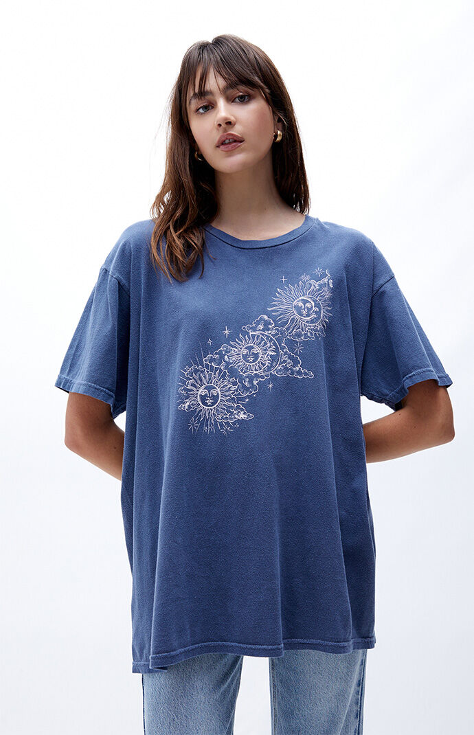 PS LA Sun Moon Stars Sky T Shirt PacSun