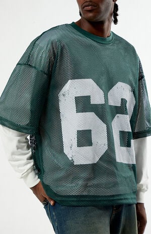 62 Mesh Jersey 2fer Long Sleeve T-Shirt image number 2