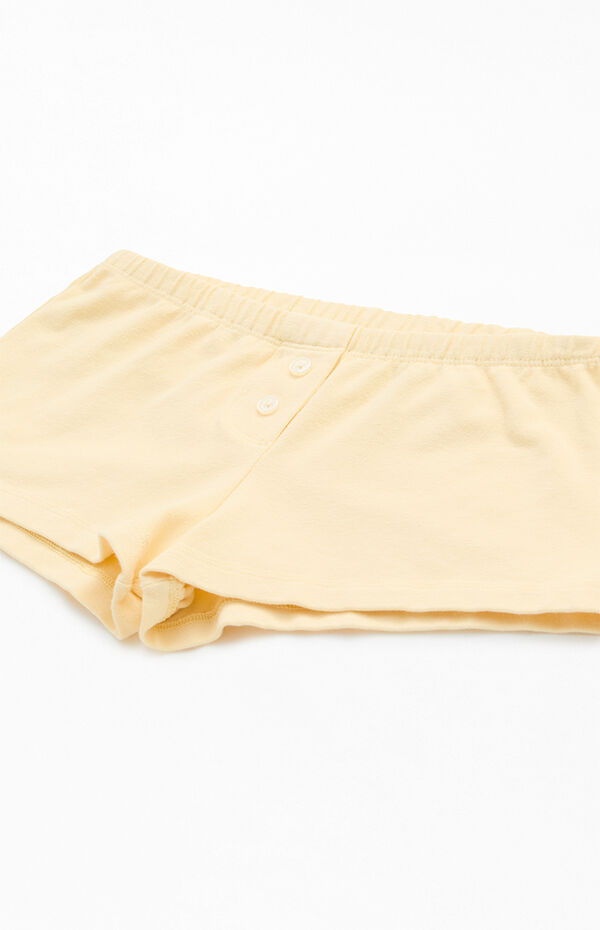 John Galt Yellow Boxer Boyshorts