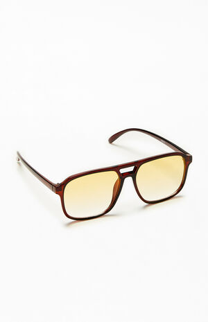 Square Aviator Sunglasses image number 1