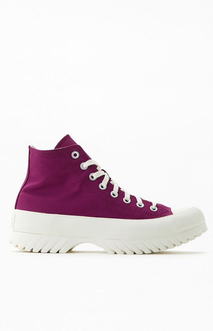 Plum chuck taylors on sale