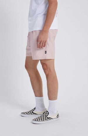 Pink Primary Volley Shorts image number 3
