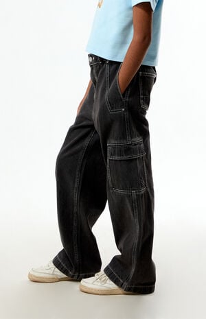 Baggy Jeans Cargo Black&nbsp;Wash image number 4