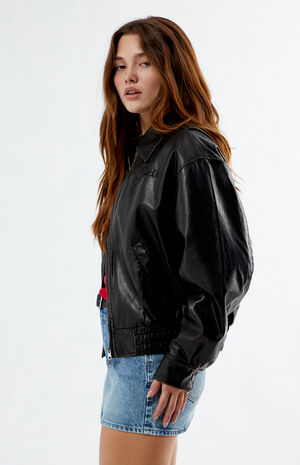 Faux Leather Jacket image number 3