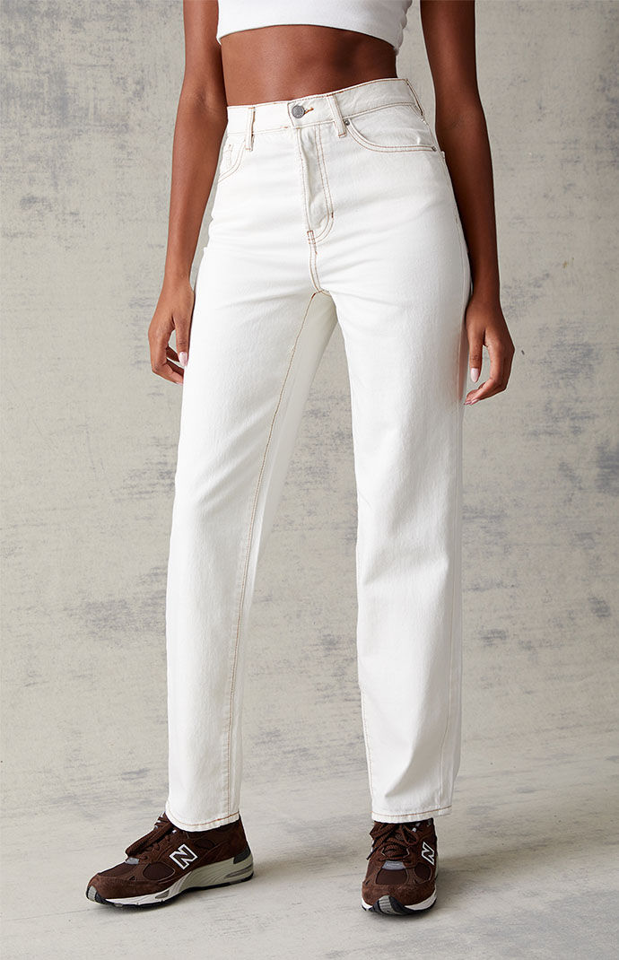 White dad sale jeans