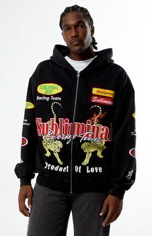 Subliminal Racing Full Zip Hoodie image number 1