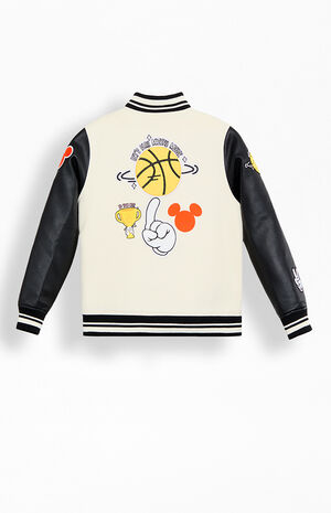 Kids Mickey Let's Play Varsity Jacket image number 2