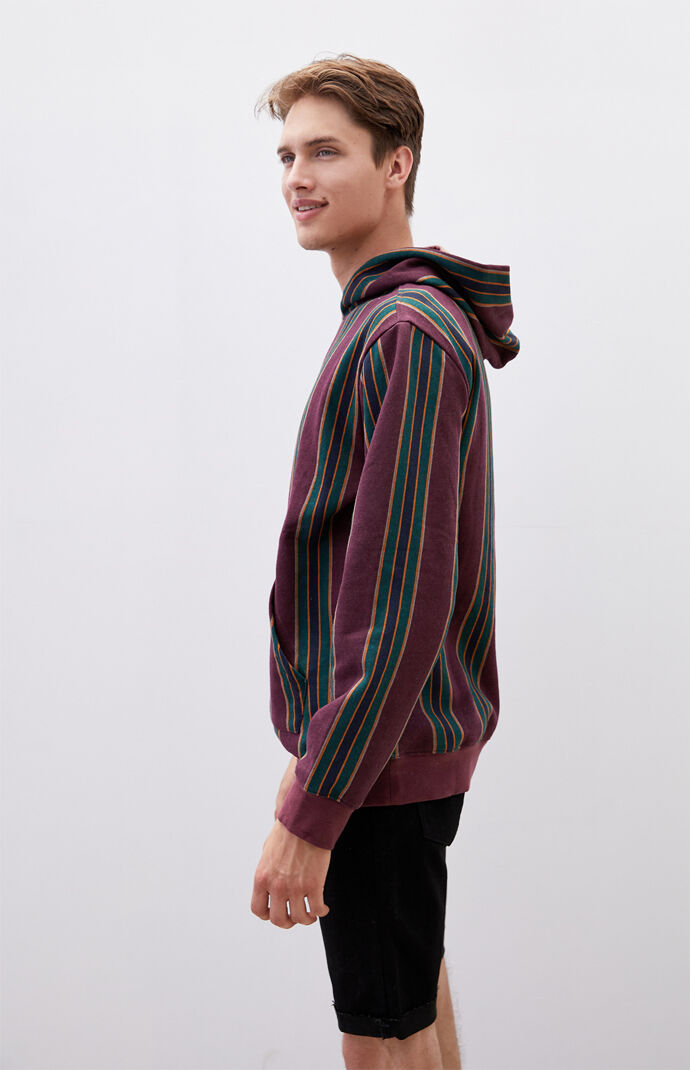 Heartless Striped Oversized Hoodie