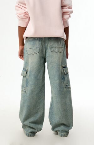 Baggy Jeans Cargo Light Blue Tint image number 5