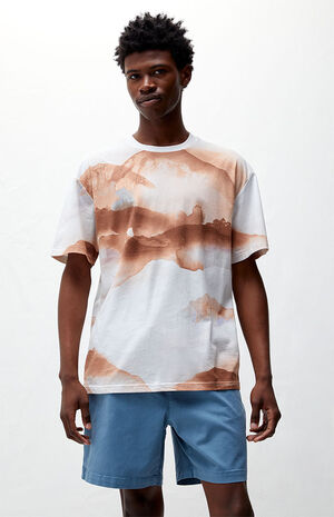Mountains Watercolor T-Shirt image number 1