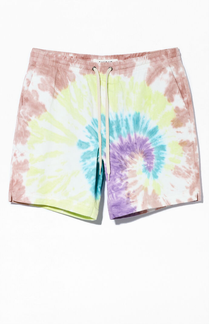 Tie-Dyed Volley Sweatshorts