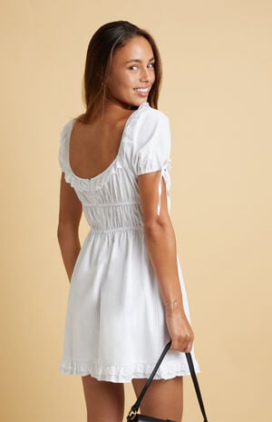 Ruby Ruffle Bow Mini Dress image number 3