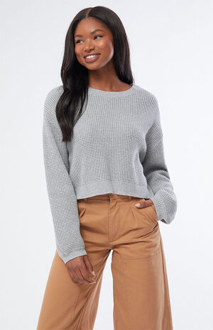 Waffle Knit Baby Pullover Sweater image number 2