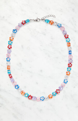 Flower Choker Necklace image number 1