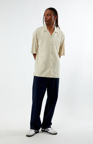 Suede Tencel Camp Shirt image number 4