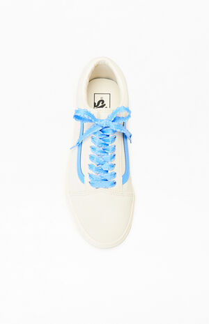 Kids Blue & White Old Skool Shoes image number 5