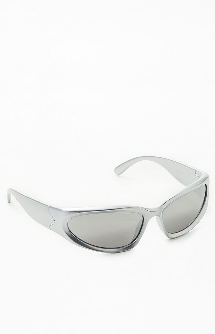 Pacsun Silver Sport Sunglasses