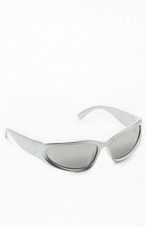 Silver Sport Sunglasses image number 1