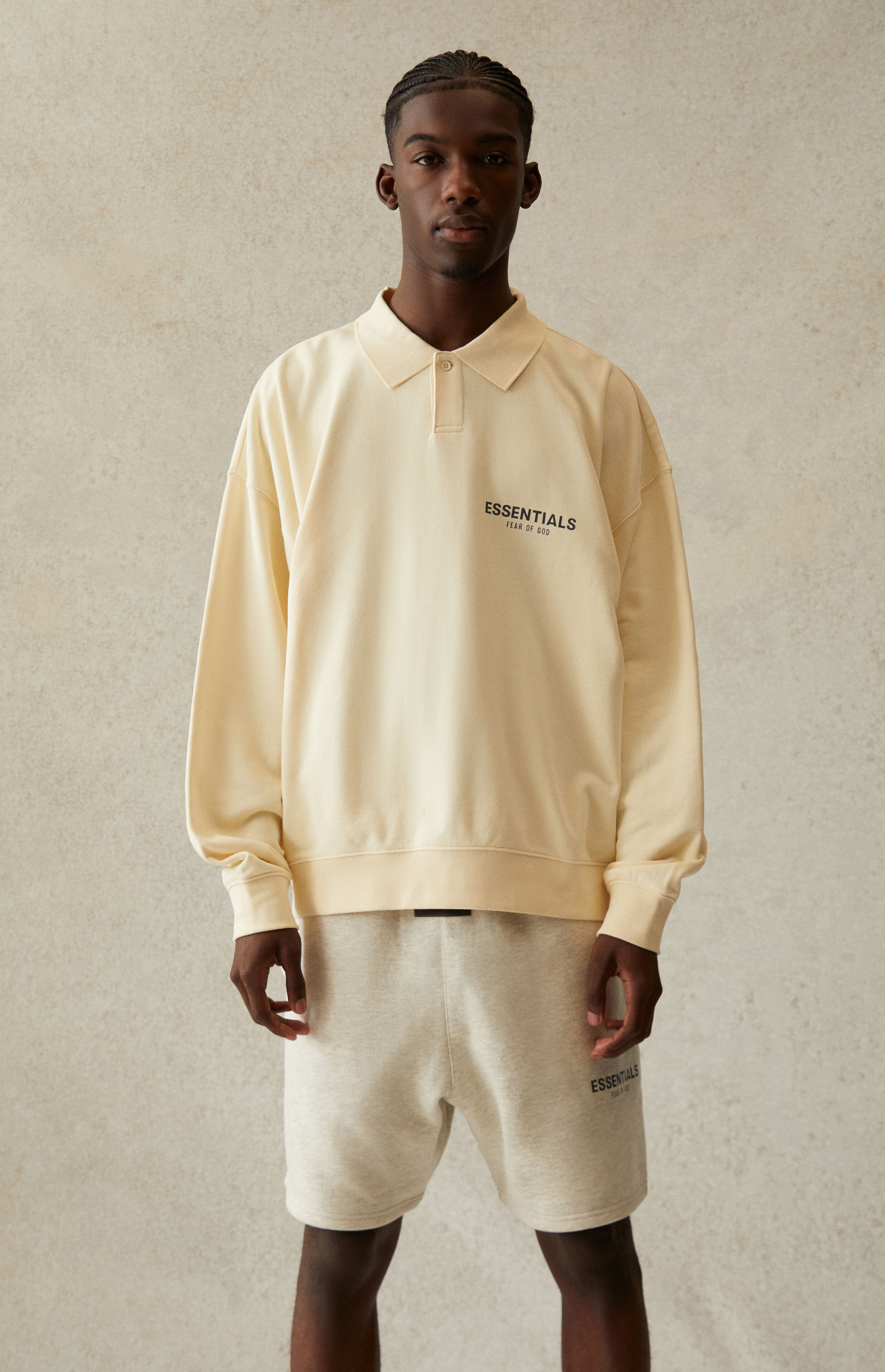 Cream polo t shirt discount