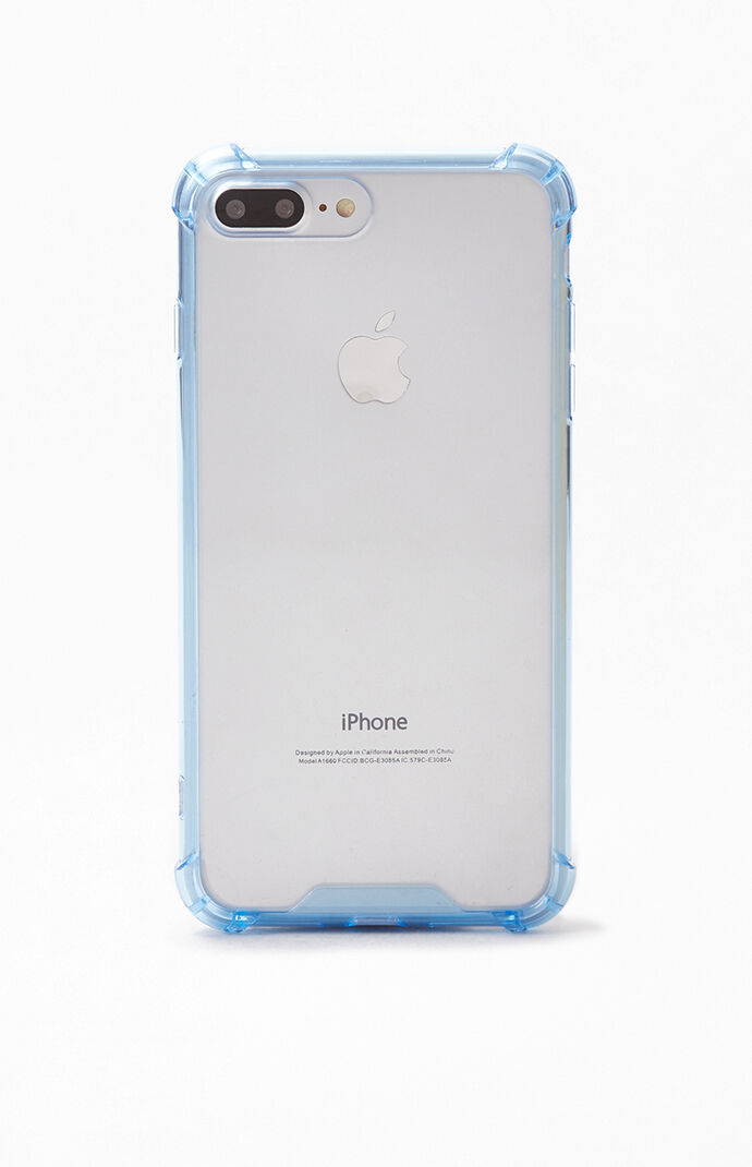 Clear Blue iPhone Plus Case