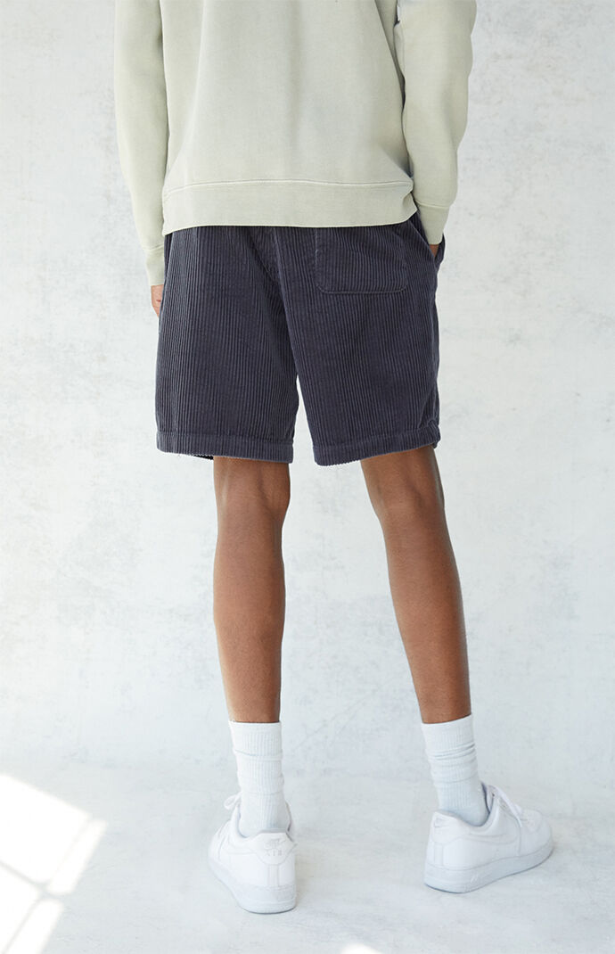 Graphite Corduroy Volley Shorts
