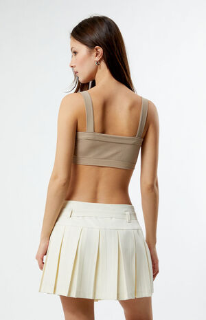 Pleated Mini Skort image number 5
